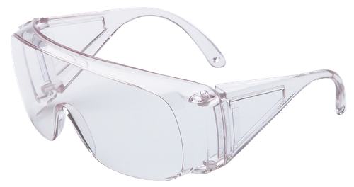 Howard Leight R01701 HL100 OTG Adult Clear Lens Polycarbonate Clear Frame