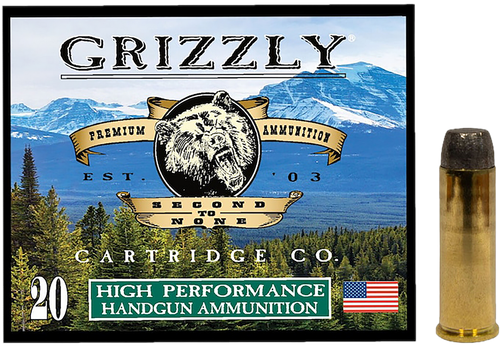 Grizzly Ammo GC41M4   41Mag 250gr Wide Flat Nose Gas Check 20 Per Box/10 Case