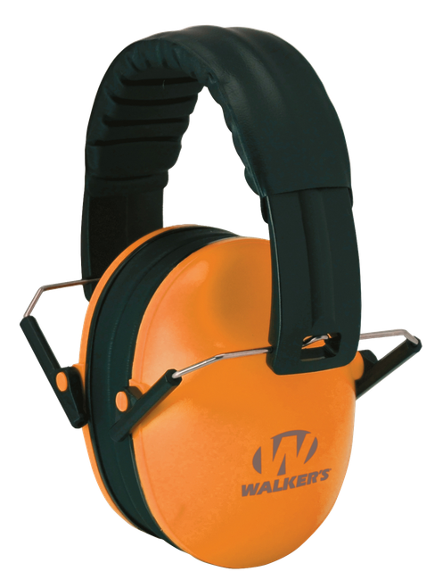 Walker's GWPFKDMOR Baby & Kids Passive Muff 23 dB Over the Head Orange Polymer