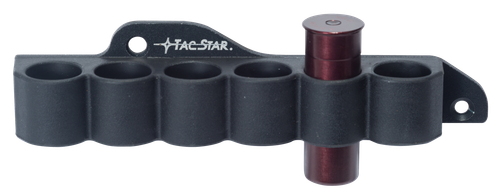 TacStar 1081210 SideSaddle Slimline Mossberg 500/590 12 Gauge 6rds Black Polymer w/Aluminum Mounting Plate