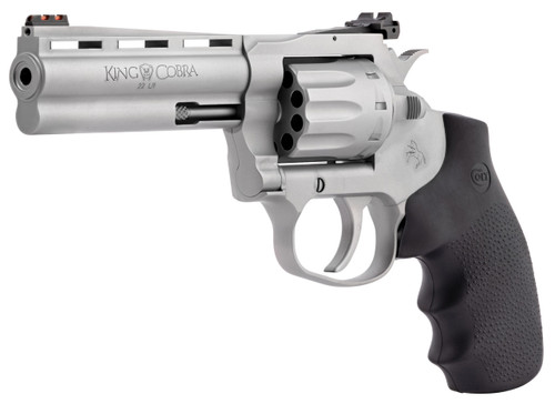 CLT KING COBRA 22LR 4.25 MATTE SS HOGUE 10RD