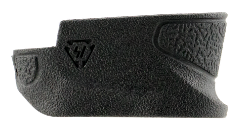 Strike Industries EMPMPS Enhanced Magazine Plate  made of Polymer with Black Finish & Extra Gripping Surface for S&W M&P Shield Magazines (Adds 2rds 9mm Luger, 1rd 40 S&W)