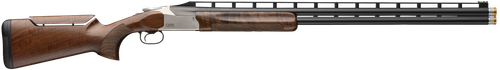 Browning 0183254002 Citori 825 Trap 12 Gauge Break Open 2.75" 2rd 32" Polished Blued Over/Under Vent Rib Barrel, Silver Nitride Stainless Steel Receiver, Adjustable Comb Gloss Black Walnut Stock