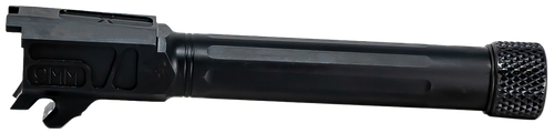 Faxon Firearms 365B910NXSOQT Match Series  9mm Luger Fluted Threaded Black Nitride Stainless Steel, Fits Sig P365 XL