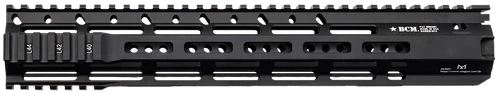 BCM RAIDERM13556BLK RAIDER-M13 Rail  Black Anodized 13.00" M-LOK Free-Floating Style Made of Aluminum for AR-Platform
