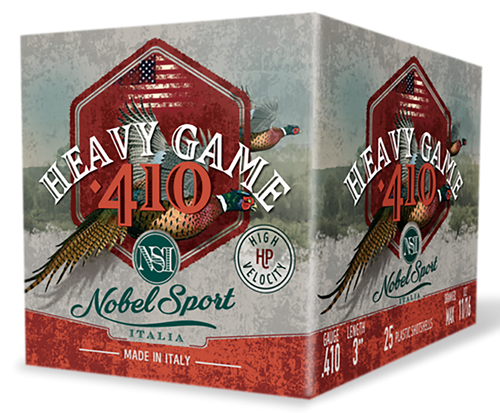 Nobel/Eurosports LLC ANS4136 Heavy Game  410Gauge 3" 11/16oz 6Shot 25 Per Box/10 Case