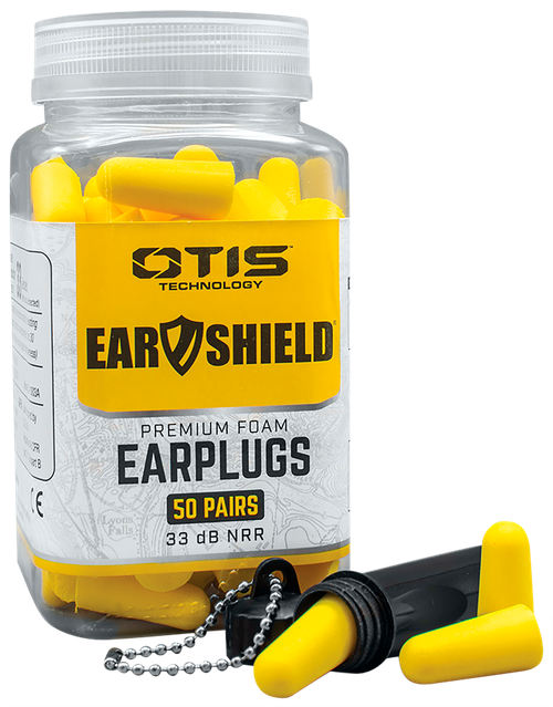 Otis FGESHFPNC50 Ear Shield Premium Earplugs Foam 33 dB In The Ear Yellow 50 Pair
