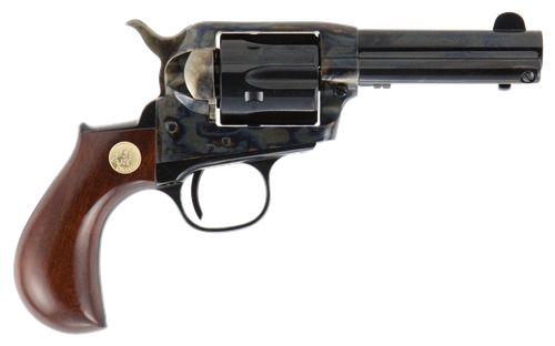 Cimarron CA980 Lightning  38 Special 6 Shot 3.50" Blued Steel Barrel & Cylinder, Color Case Hardened Steel Frame, Birdshead Walnut Grip, Exposed Hammer