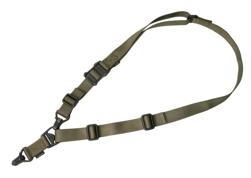 Magpul MAG514RGR MS3 Gen2 Sling Ranger Green Nylon 48"-60" OAL Adjustable One-Two Point Rifle