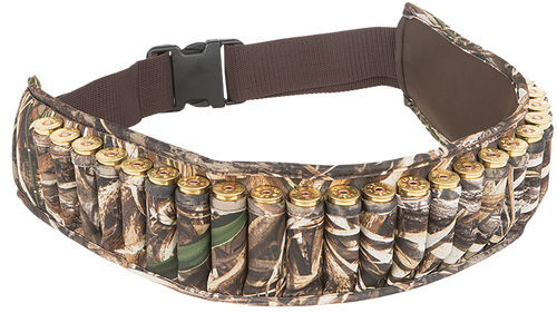 Allen 2525 Waterfowl Shotgun Shell Belt Realtree Max-4 Neoprene 25rd Shotgun Waist Mount Adjustable Belt
