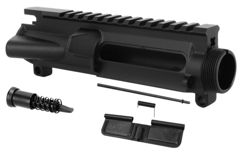 TacFire UP01C Stripped Upper Receiver  5.56x45mm NATO 7075-T6 Aluminum Black Anodized Receiver for AR-15
