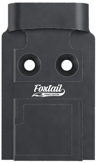 Foxtail Precision 100008 Red Dot Adapter Plate for Optics-Ready Pistol  Black Anodized Glock MOS