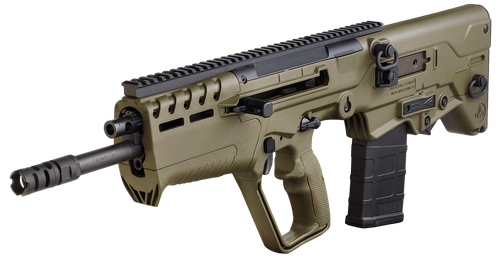 IWI US T7G1610 Tavor 7 7.62x51mm NATO Caliber with 16.50" Barrel, 10+1 Capacity, OD Green Metal Finish, OD Green Fixed Bullpup Stock & Polymer Grip Right Hand