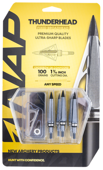 NAP NAP60150 Thunderhead  Fixed Broadhead 100 GR/ 5 Pack