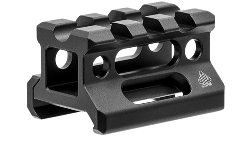 Leapers MTRSX7S Picatinny Riser  Matte Black Anodized Aluminum Picatinny Mount