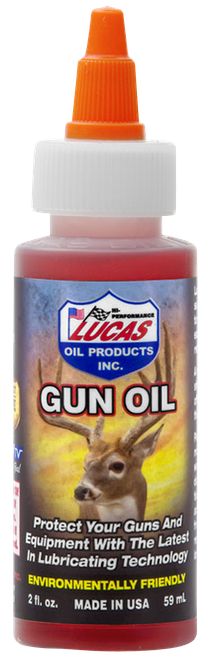 Lucas Oil 10006 Lucas Gun Oil  Cleans, Lubricates, Prevents Rust & Corrosion 2 oz Squeeze Bottle