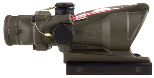 Trijicon 100309 ACOG  OD Green 4x32mm Illuminated Red Chevron .223/5.56 BDC Reticle