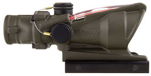Trijicon 100309 ACOG  OD Green 4x32mm Illuminated Red Chevron .223/5.56 BDC Reticle