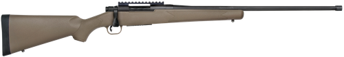 Mossberg 28090 Patriot Predator Full Size 6.5 PRC 4+1 24" Matte Blued Fluted Threaded Barrel, Matte Blued Stainless Steel Receiver w/Picatinny Rail, Flat Dark Earth Fixed Synthetic Stock, Right Hand