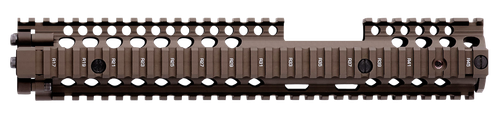 Daniel Defense 0100408030 M4A1 FSP RIS II Handguard 12.25" 2-Piece, Free-Floating Style Made of 6061-T6 Aluminum with Flat Dark Earth Anodized Finish & Picatinny Rail for AR-15