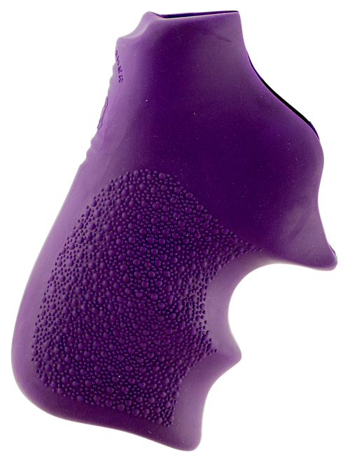 Hogue 78026 Tamer  Cushion Purple Rubber Grip with Finger Grooves for Ruger LCR, LCRx