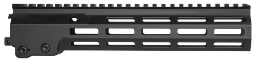 Geissele Automatics 051073B Super Modular Rail MK16 10.50" M-LOK, Black Aluminum for AR Platform, Barrel Nut Included