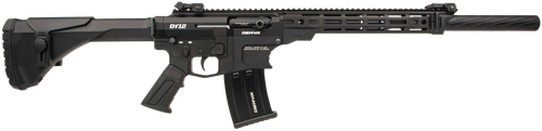 Derya Firearms DY1220CAUS  DY12 12 Gauge Semi-Auto 5+1 20" Threaded Barrel 7075-T6 Aluminum Receiver Mil-Spec Pistol Grip