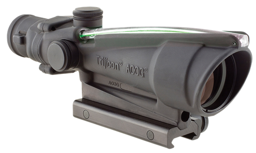 Trijicon 100163 ACOG  Black Hardcoat Anodized 3.5x 35mm Illuminated Green Crosshair .223/5.56 BDC Reticle