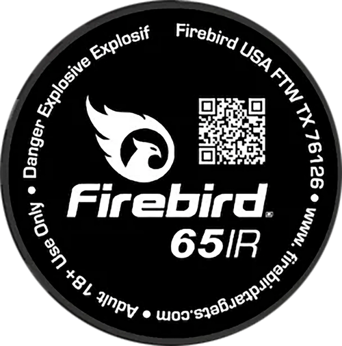 Firebird USA 65IR 65IR  Moving Trajectory Static White Smoke Universal Firearm 65mm 10 Targets
