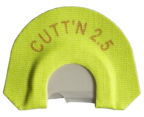 HS Strut 05904 Cuttn 2.5  Diaphragm Call Double Reed Attracts Turkeys Yellow