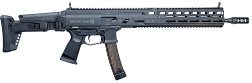 Grand Power 810091157947 Stribog SP9A1 9mm Luger 30+1 Black Picatinny Rail, Black Polymer Grip
