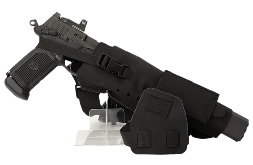 Cole-tac VWX102 Varmint Wrangler XL Pistol Holder Chest Black Left Hand