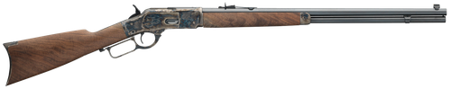 Winchester Guns 534217141 Model 1873 Sporter 45 Colt (LC) 13+1 Cap 24" Octagon Barrel Color Case Hardened Rec Satin Oiled Walnut Fixed Straight Grip Stock Right Hand (Full Size)