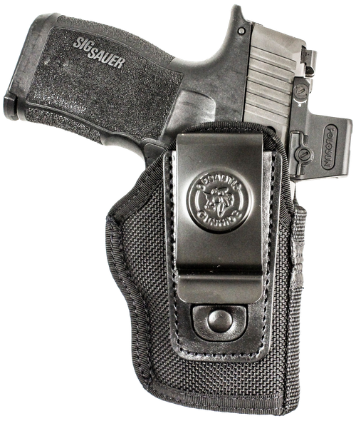 DeSantis Gunhide N87BJ9YZ0 Pro Stealth  IWB Black Nylon Sig Sauer P365 w/Red Dot Ambidextrous