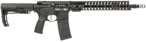 Patriot Ordnance Factory 02045 Minuteman  5.56x45mm NATO 30+1 13.75" Black Steel Threaded Barrel, Black Anodized Aluminum Receiver, 13" Renegade Rail Handguard