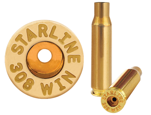 Starline Brass 308WINEUP50 Unprimed Cases  7.62x51mm NATO Rifle Brass 50 Per Bag