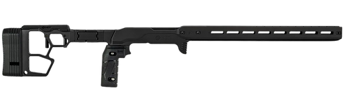 Mdt Sporting Goods Inc 116079BLK ACC Premier Gen2 Chassis Cerakote Black Aluminum Fits Ruger American Rimfire 34.40" OAL