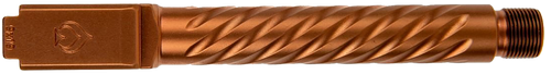 Ballistic Advantage BAPSG175T3R Premium Series  9mm Luger Fits Glock 17 Gen 5 Spiral Fluted Threaded Copper PVD Stainless Steel