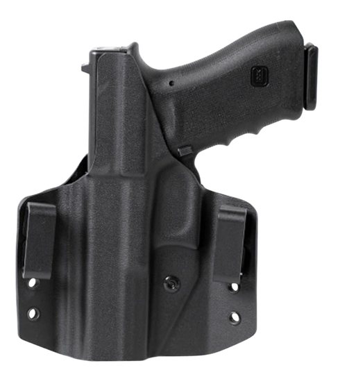Uncle Mike's 54CCW67BGL CCW Holster OWB Black Boltaron Belt Slide Compatible w/Glock 42 Left Hand