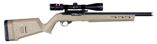 Magpul MAG548-FDE Hunter X-22 Stock Fixed Adjustable Comb Flat Dark Earth Synthetic for Ruger 10/22