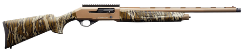 Charles Daly 930313 601  12 Gauge 4+1 3" 24" Vent Rib Barrel, Flat Dark Earth Aluminum Receiver, Mossy Oak Bottomland Synthetic Stock, Fiber Optic Front/Picatinny Rail Rear, Includes 3 Choke Tubes
