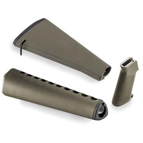 COMPLETE RETRO A1 FURNITURE KIT FOR AR-15 OD GREEN