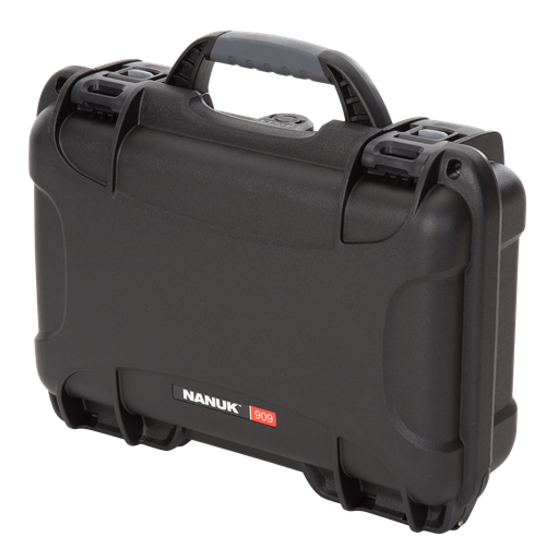 Nanuk 9091001 909  Waterproof Black Resin w/ Foam Padding&Airline Approved