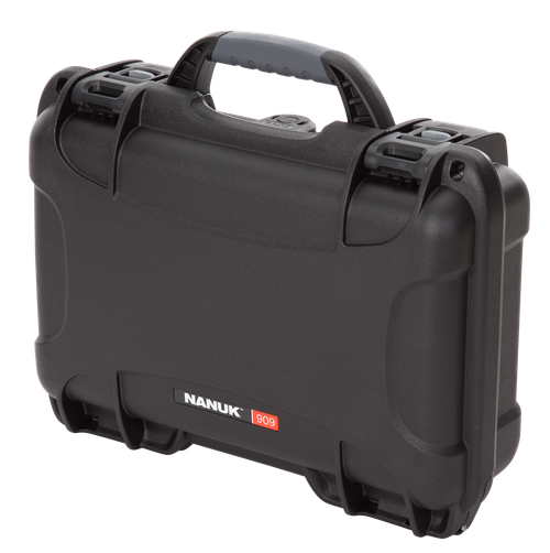 Nanuk 9091001 909  Waterproof Black Resin w/ Foam Padding&Airline Approved