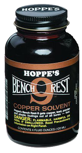 Hoppe's BR904 Bench Rest 9 Copper Bore Cleaner 5 oz. Bottle 10 Pack
