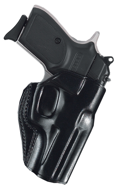 Galco SG800B Stinger  OWB Black Leather Compatible w/ Glock 43/43X/Taurus GX4/Springfield  Hellcat Belt Loop Mount Right Hand