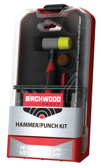 Birchwood Casey ARPNCHHMKIT Hammer & Punch Kit  Black/Red AR Platform Firearm 19 Pieces