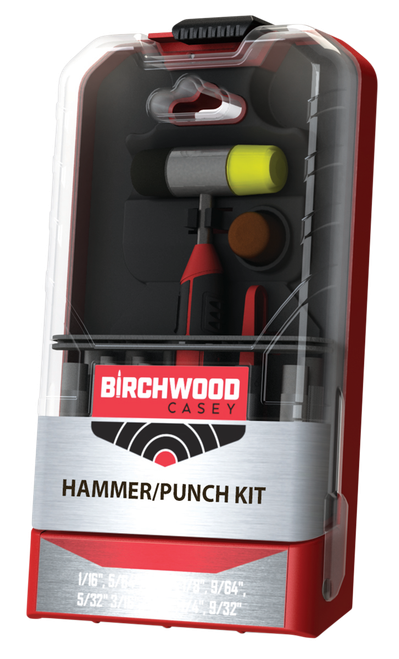 Birchwood Casey ARPNCHHMKIT Hammer & Punch Kit  Black/Red AR Platform Firearm 19 Pieces