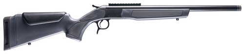 CVA CR4441 Scout  400 Legend 1rd 20" Blued Threaded Barrel, Blued Picatinny Rail Receiver, Stealth Gray Fixed Synthetic Stock