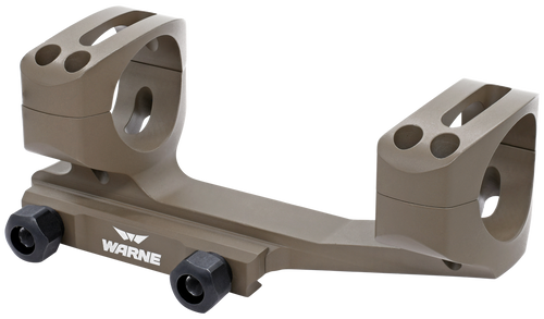 Warne XSKEL30DE X-SKEL Scope Mount/Ring Combo Flat Dark Earth Cerakote 30mm